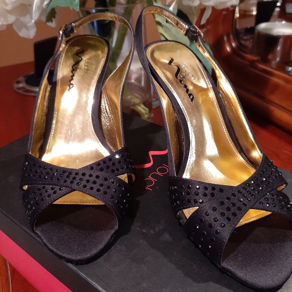 Black Touch of Nina Heels